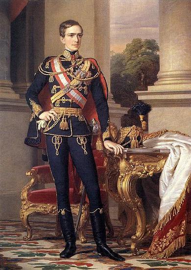 Barabas Miklos Portrait of Emperor Franz Joseph I Spain oil painting art